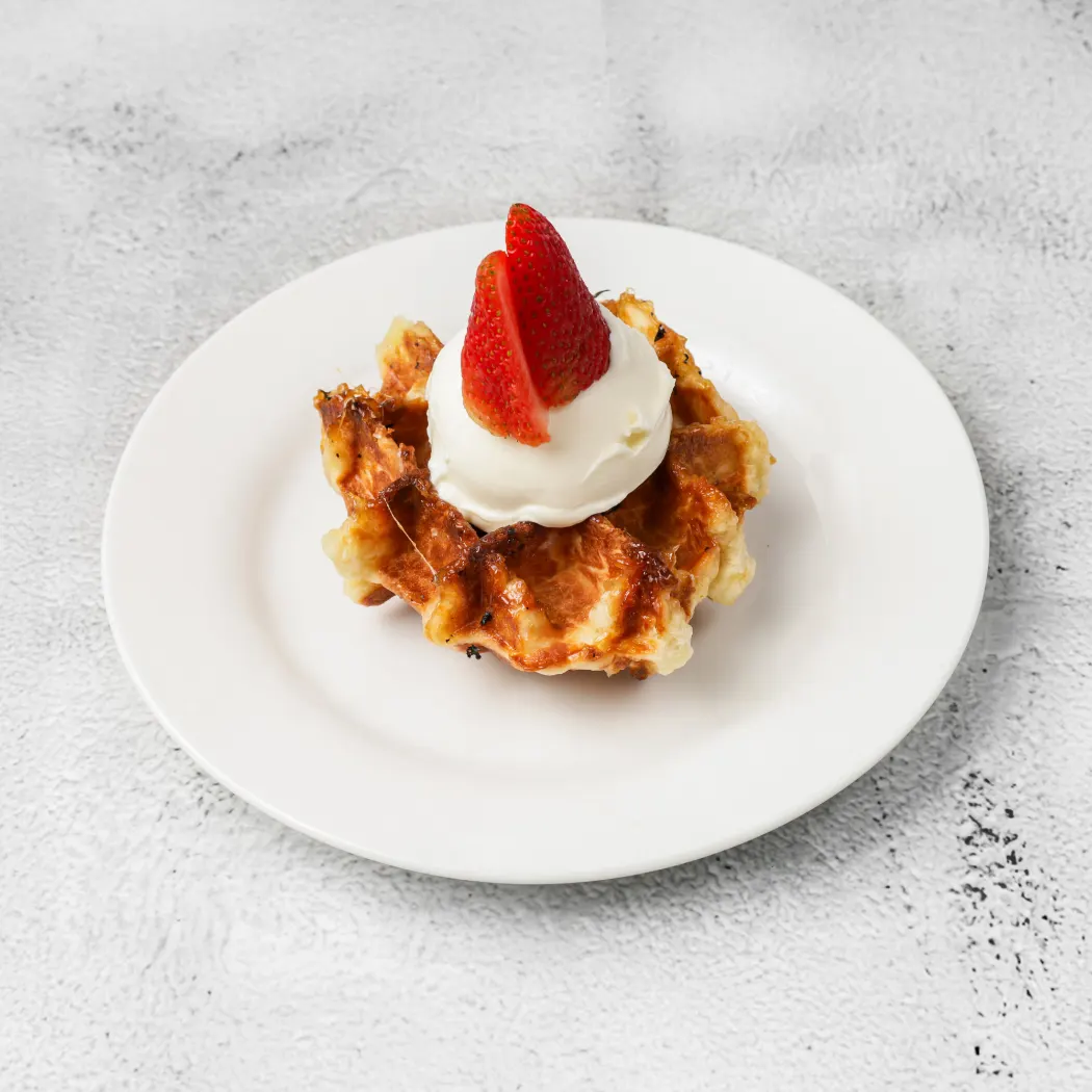 Cream Cheese Strawberry waffle
